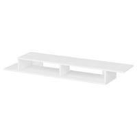Wandboard Artemis Tv-Wandregal - Weiss, Design, Holzwerkstoff (149/16,4/29,6cm) - Livetastic