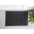 Covoraș Karo - negru, Basics, plastic (40/60cm) - Modern Living Covoraș Karo - negru, Basics, plastic (40/60cm) - Modern Living