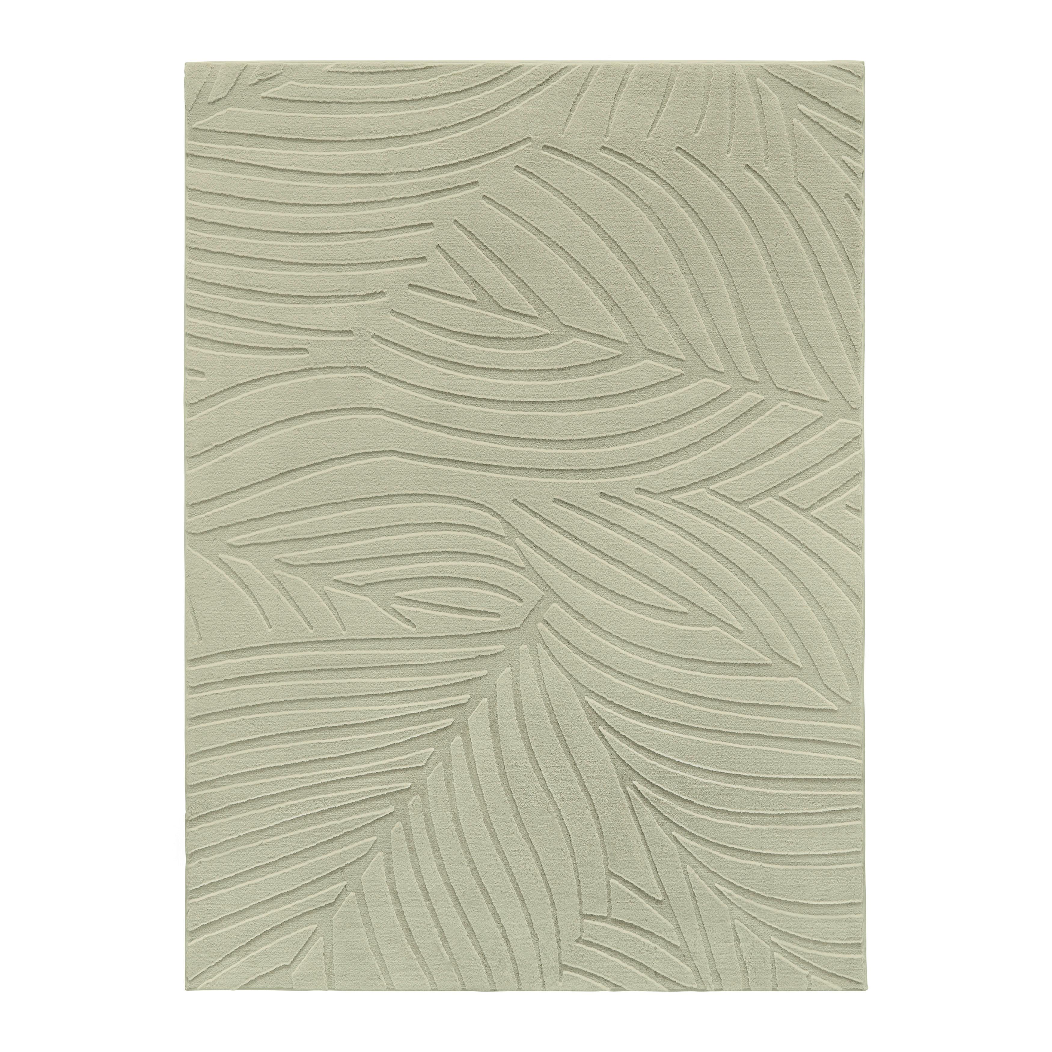 Fellteppich Blatta 2 Grün ca. 120x160cm - Grün, KONVENTIONELL, Textil (120/160cm) - Mömax