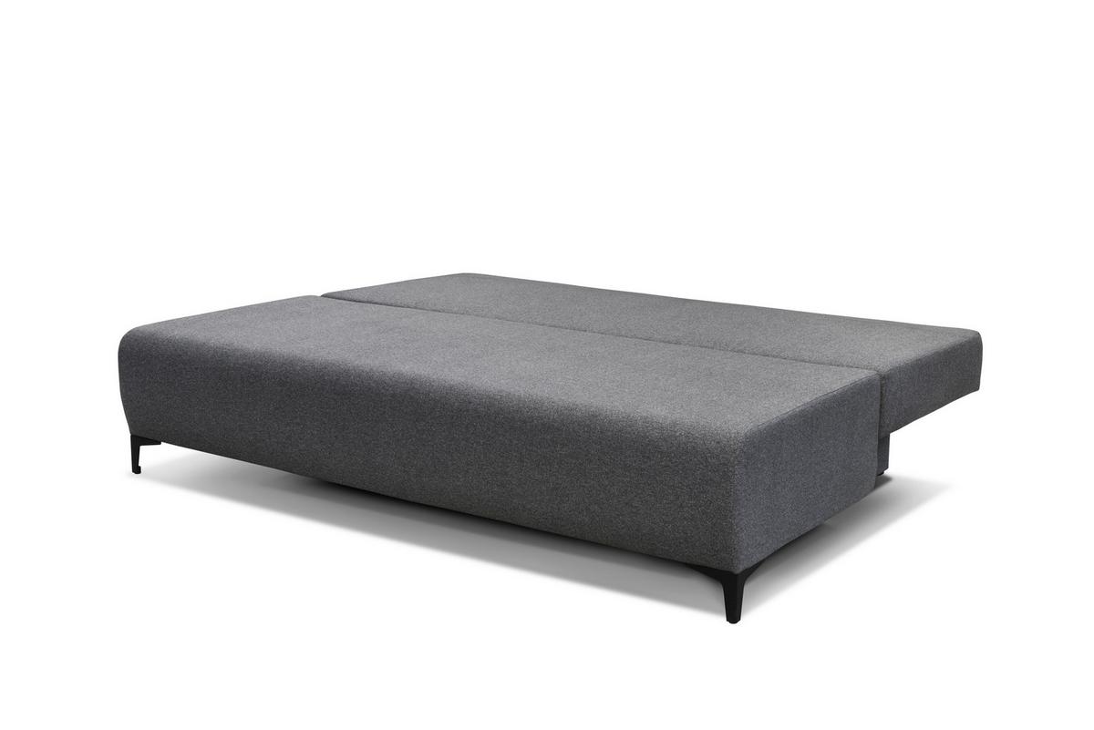 Zofa Boxspring Viera, Temno Siva, Ležišče, Predal - temno siva/črna, Moderno, kovina/tekstil (201/100/105cm) - Mömax