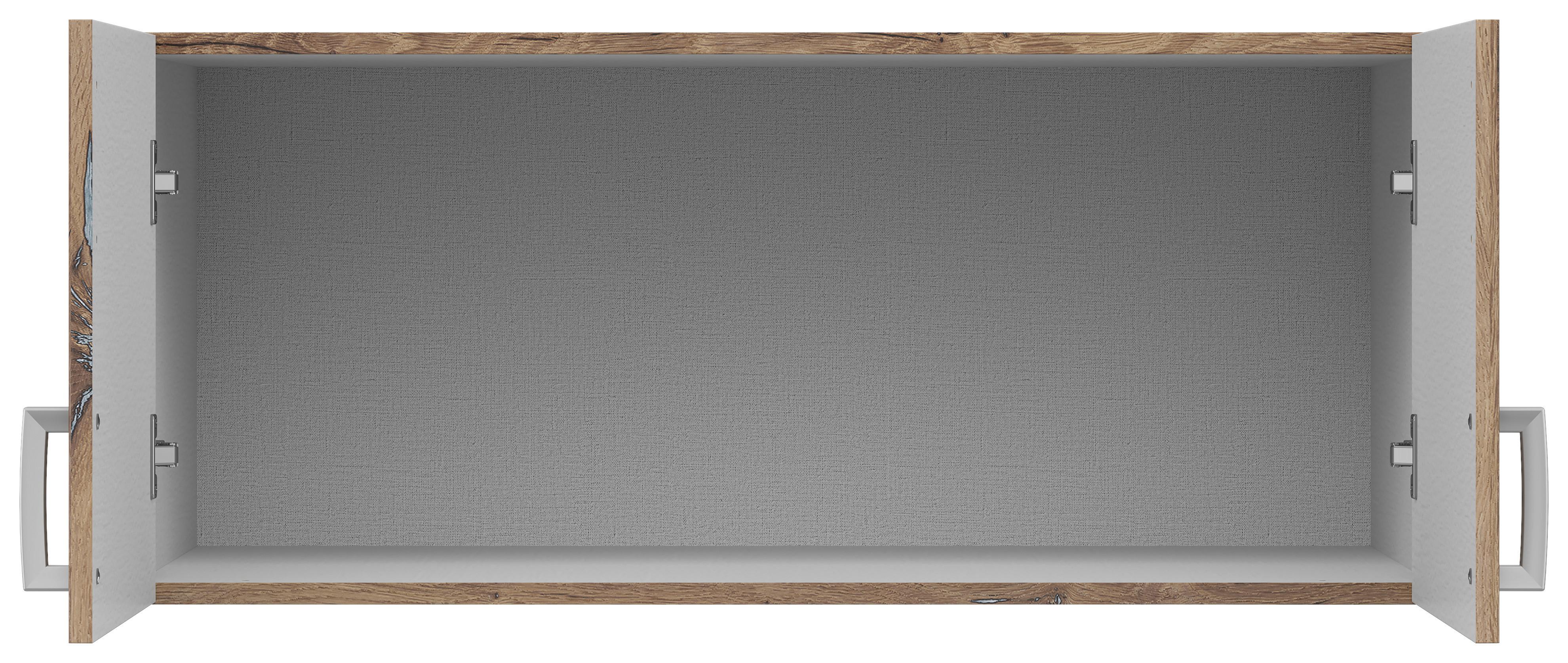 Nastavak Ormara Brando 2 - srebrne boje/boje hrasta, Konvencionalno, drvni materijal/plastika (91/39/54cm)
