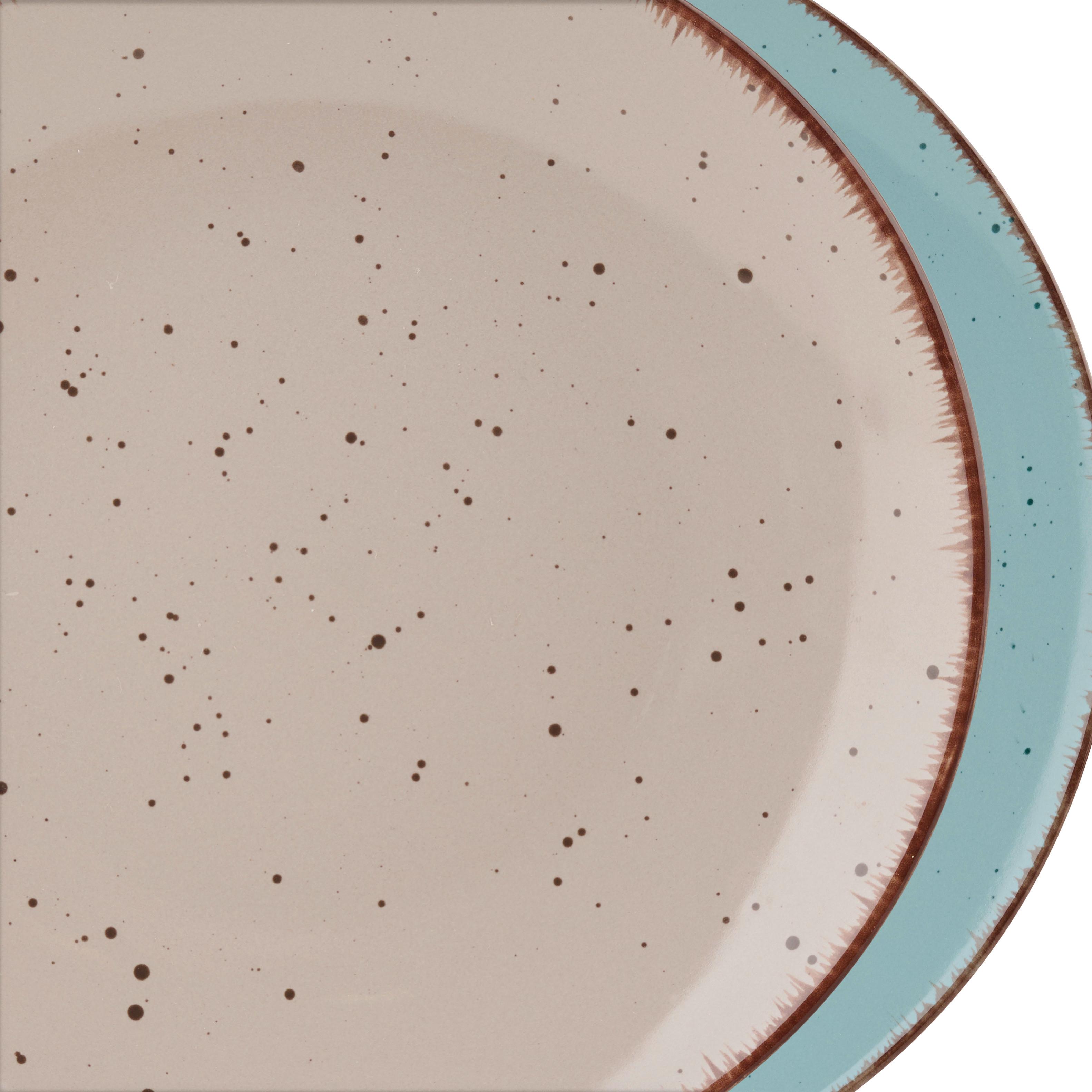 KOMPLETT SERVIS MILAN - beige/turkos, Basics, keramik - Mömax