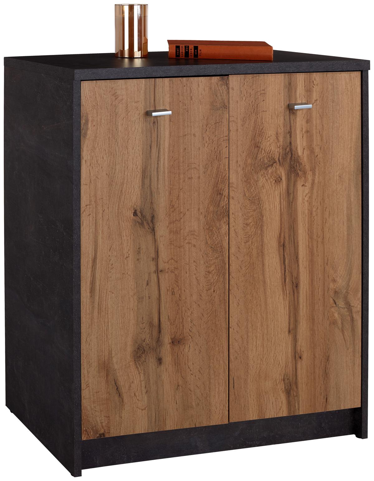 Comodă 4 YOU - culoare lemn stejar, Modern, material pe bază de lemn (74/85,4/34,6cm) - Modern Living