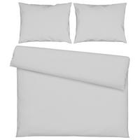 Posteljnina Stine Washed Uni, Svetlo Siva, 2x 60/80, 200/200 - svetlo siva, Romantika, tekstil (200/200cm) - Modern Living