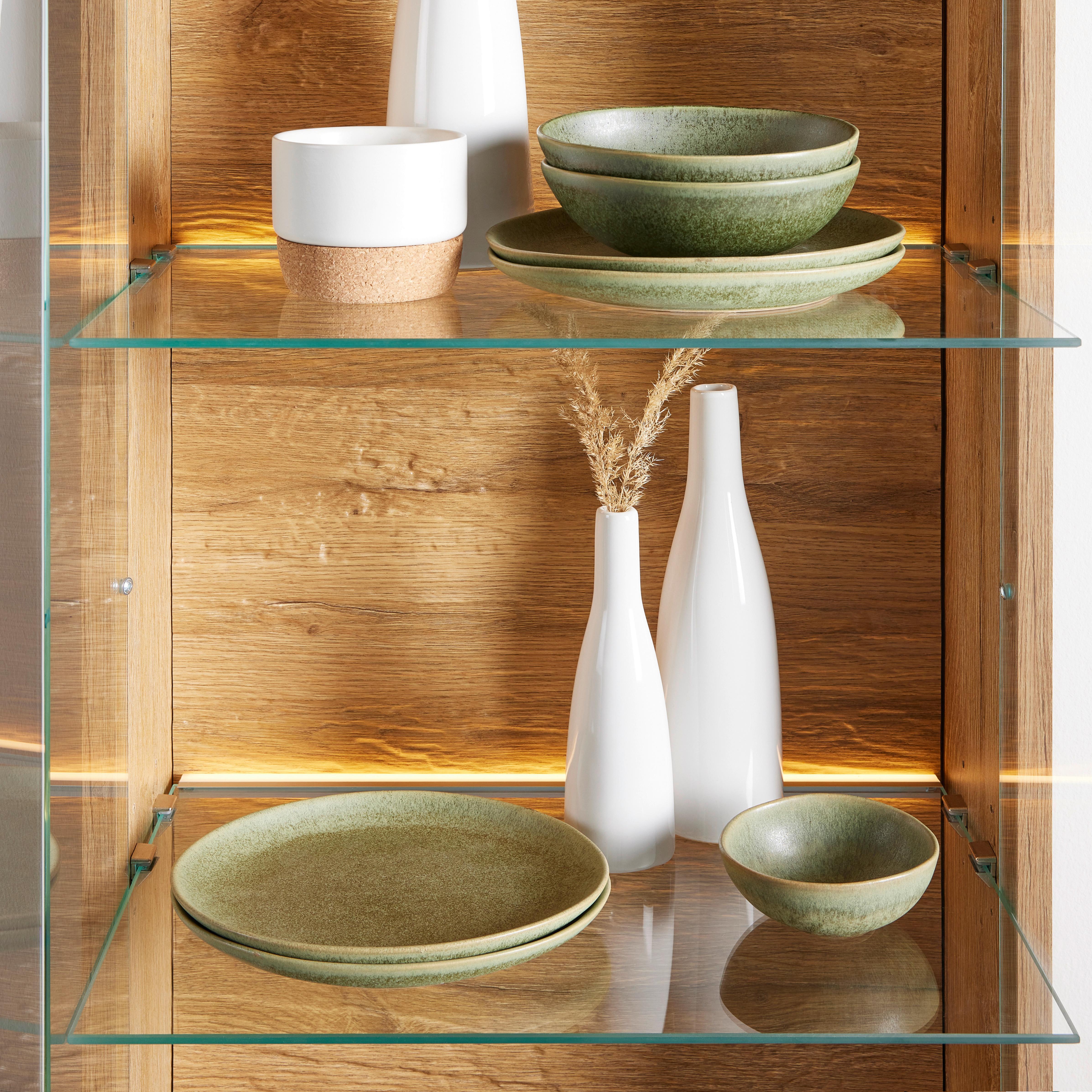 Beleuchtungs-Set Valera in Silberfarben inkl. Trafo - Weiss/Silberfarben, Konventionell, Kunststoff/Metall (45/2/2cm) - Premium Living
