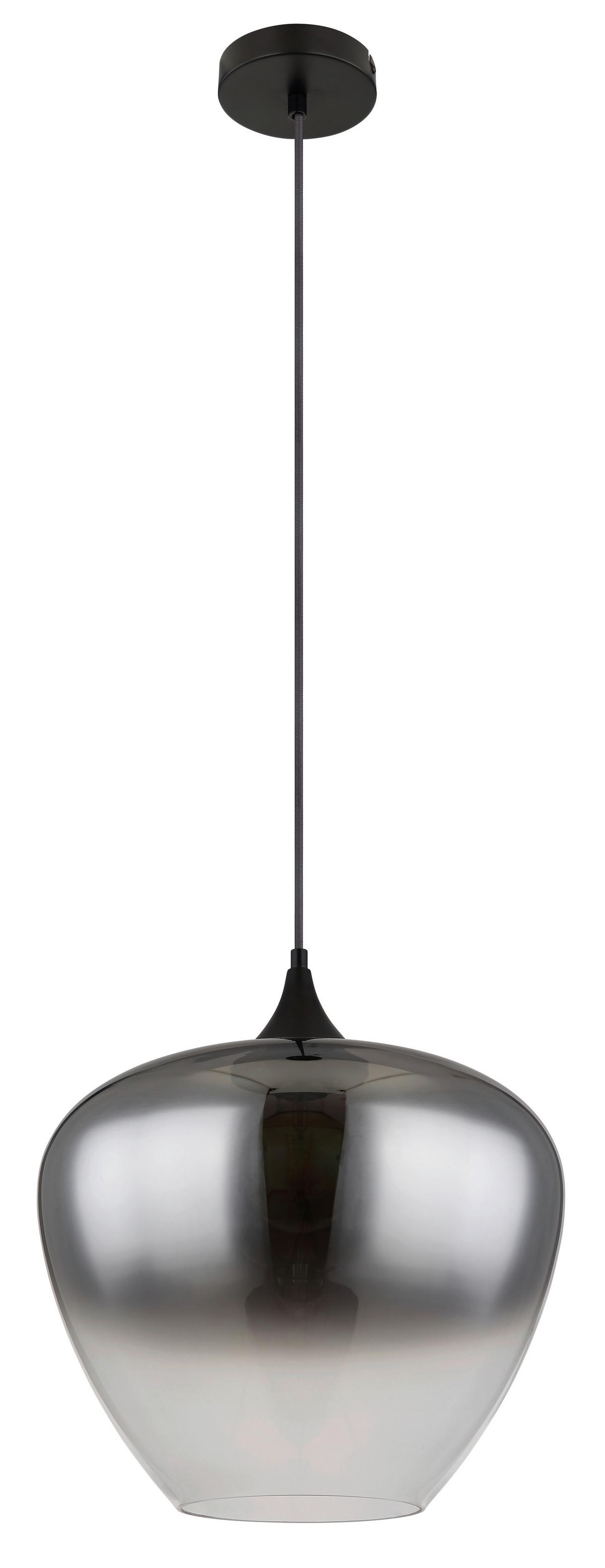 Luster Maxy - prozirna/crna, Dizajnerski, staklo/metal (40/120cm)
