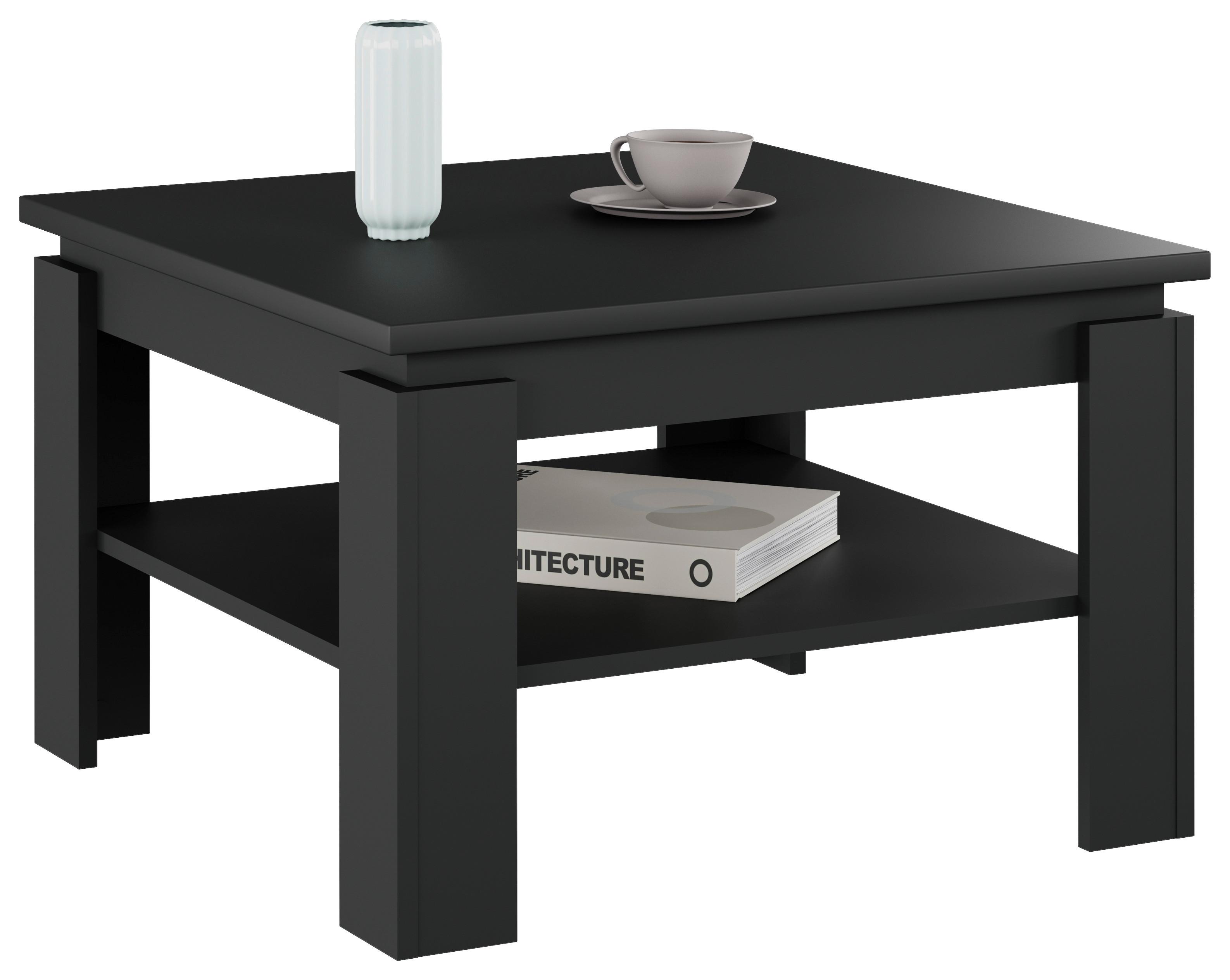 Klubska Miza Nizza 1 - antracit, Moderno, leseni material (70/45/70cm)
