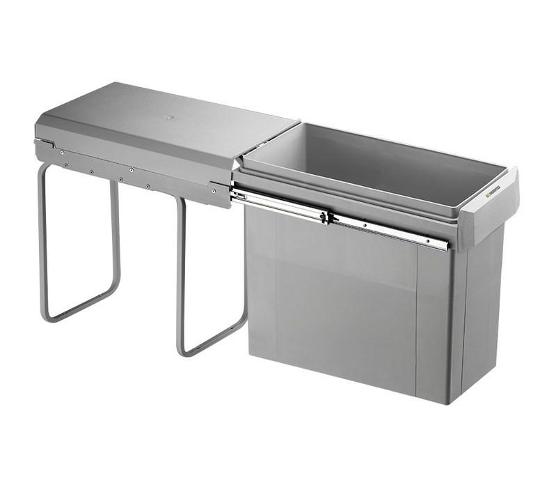 Abfallsammler 603493 Grau 30l - Grau, MODERN, Kunststoff (25/41/45cm) - Vogt