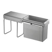 Abfallsammler 603493 Grau 30l - Grau, MODERN, Kunststoff (25/41/45cm) - Vogt