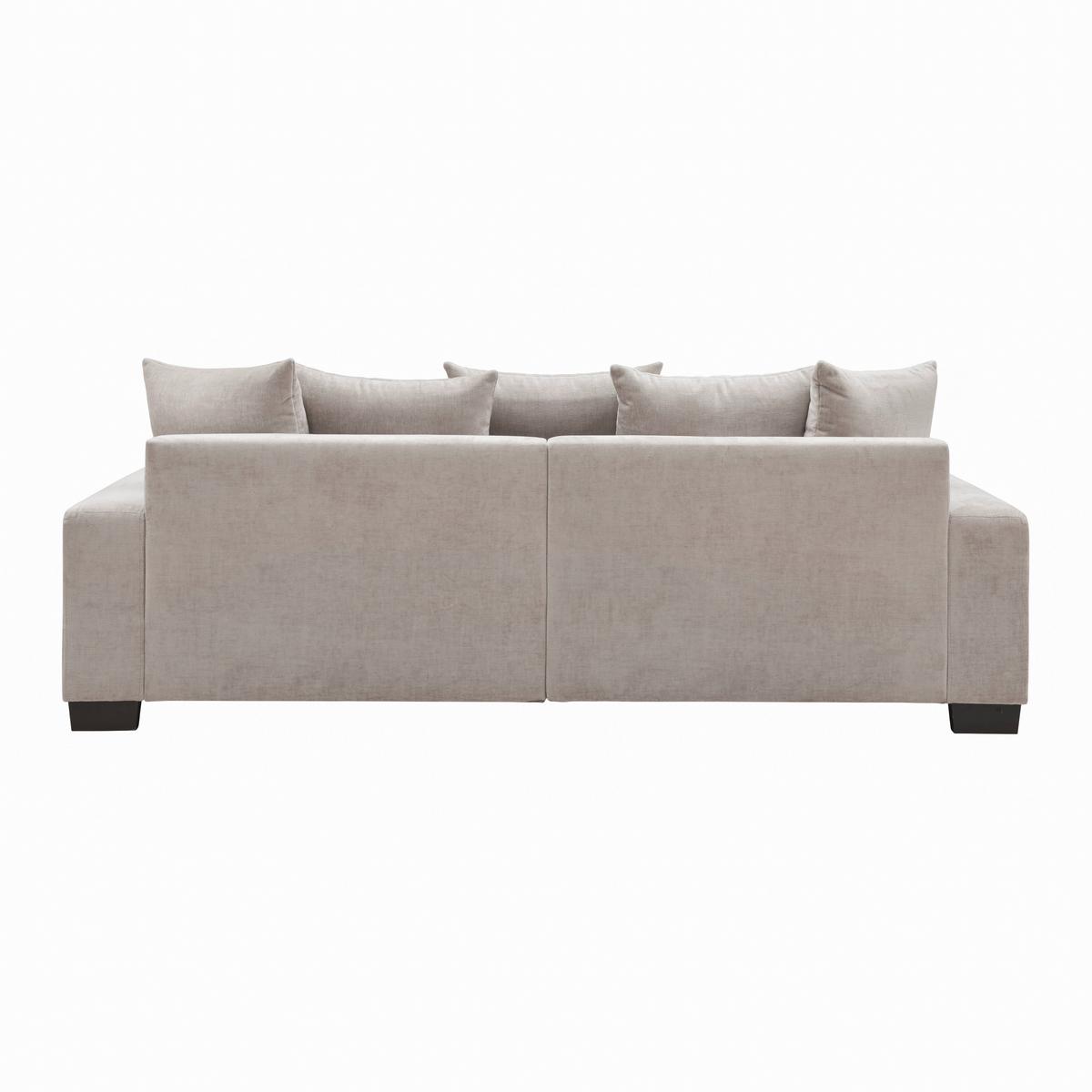 Mega Sofa Matteo - bež/crna, Moderno, drvo (246/93/124cm) - Mömax