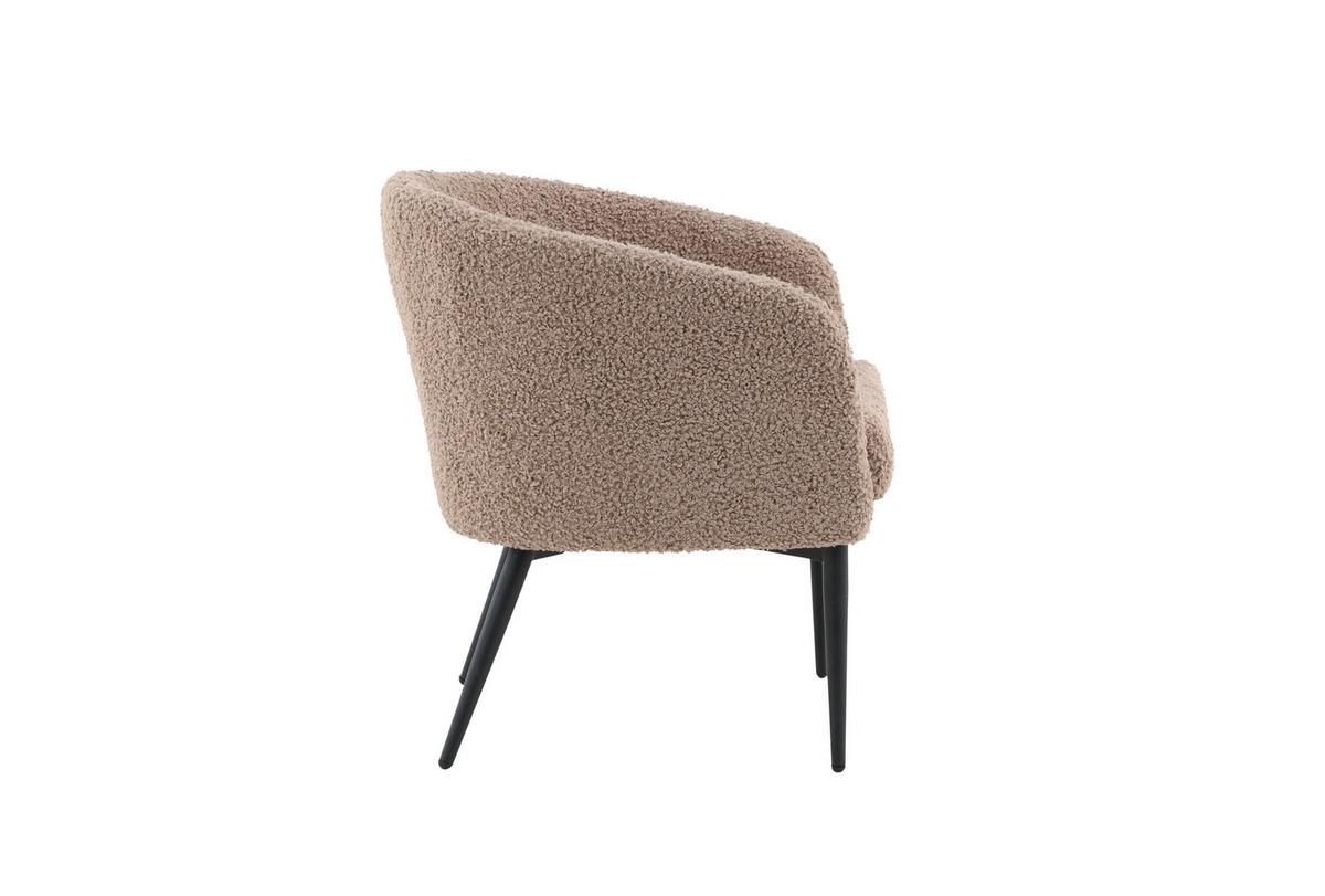 SESSEL FLUFFY - Design, Textil/Metall (83/70/64cm) - Livetastic