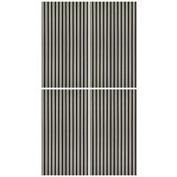 PANEL AKUSTYCZNY AKUSTIKPANEEL GREY OAK - szarobrązowy, Konventionell, tworzywo sztuczne/drewno (52/104/2,2cm)