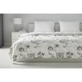 Posteljno Pregrinjalo Fleur - črna/siva, Romantika, tekstil (220/240cm) - Mömax modern living Posteljno Pregrinjalo Fleur - črna/siva, Romantika, tekstil (220/240cm) - Mömax modern living