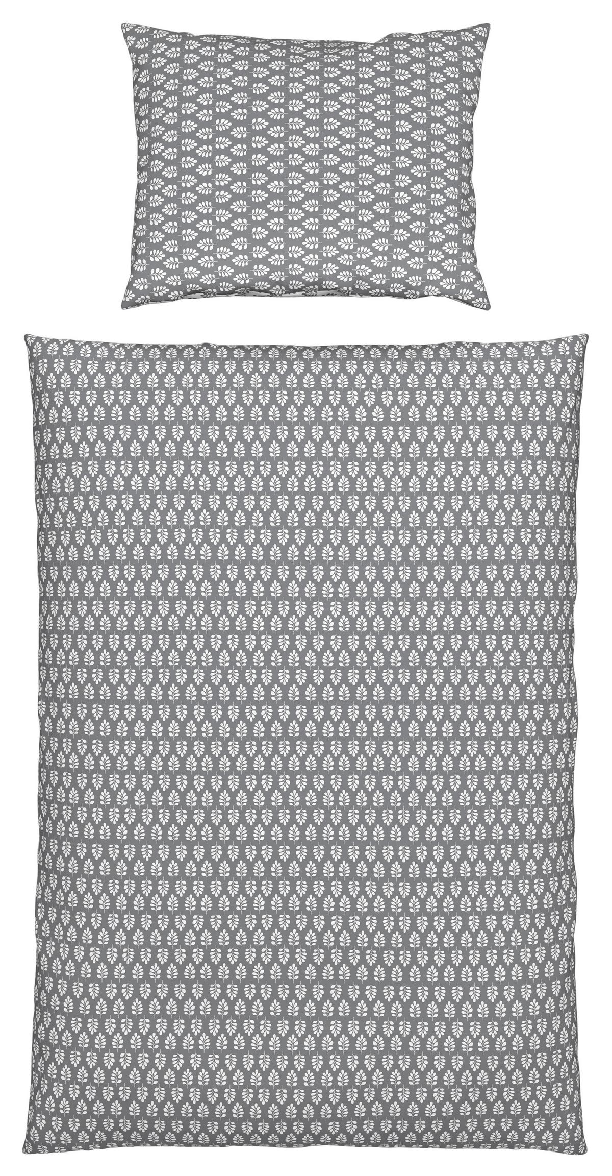Bettwäsche Edda Wende ca. 160x210cm - Hellgrau, Lifestyle, Textil (160/210cm) - Modern Living