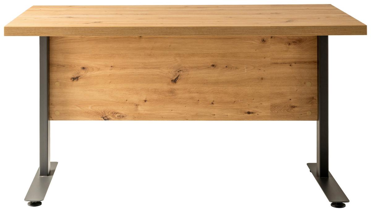 Schreibtischplatte in Eiche Artisan - Eiche Artisan, MODERN, Holzwerkstoff (120/75/80cm) - Mömax