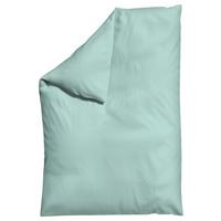 Bettdeckenbezug Woven Satin Pastellblau ca. 135-140x200cm - Pastellblau, Basics, Textil (135-140/200cm) - Schlafgut