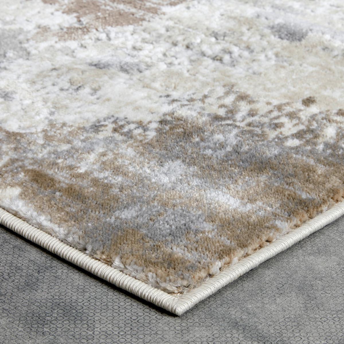 Webteppich Lucy in Grau/Beige ca. 80x150cm - Beige/Grau, MODERN, Textil (80/150cm) - Modern Living