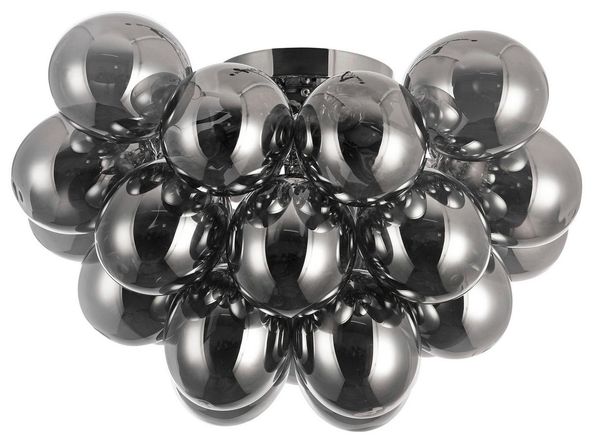 DECKENLEUCHTE BALBO - Nickelfarben, Trend, Glas/Metall (50/29,5/50cm) - MAYTONI