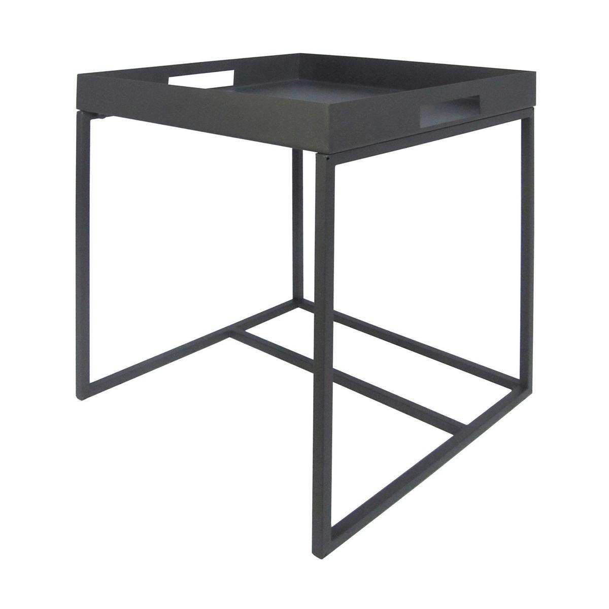 Beistelltisch 9417907LO-92 aus Metall - Weiß/Grau, Design, Metall (40/45/40cm) - P & B