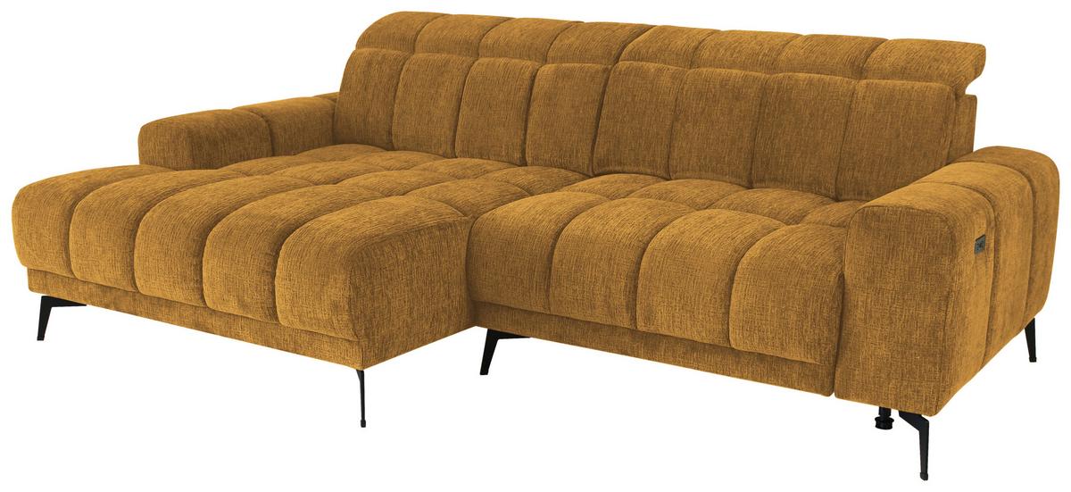 Kutna Garnitura Laya - boje senfa, Moderno, tekstil (155/250cm) - Premium Living