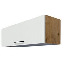 Küchenoberschrank Avila Eichefarben/Magnolie - Eichefarben/Magnolie, KONVENTIONELL, Holzwerkstoff/Metall (100/32/32cm) - FlexWell