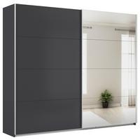 DULAP USI CULISANTE FELDKIRCH - argintiu/antracit, Modern, material pe bază de lemn (271/229/62cm)