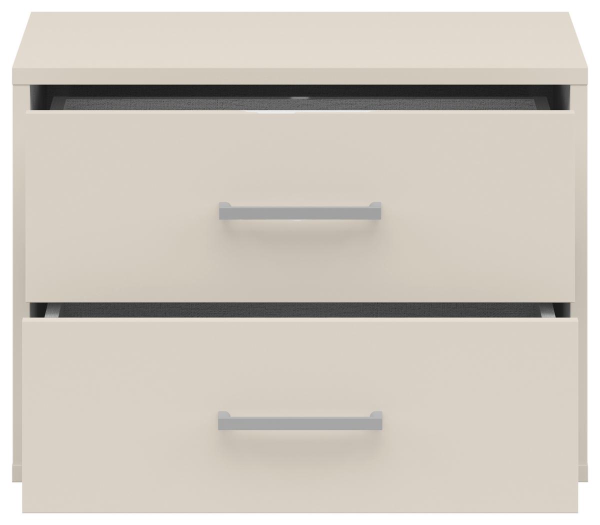 Noptieră SMART 2 - alb/cașmir, Konventionell, material pe bază de lemn (50/37,7/35cm)