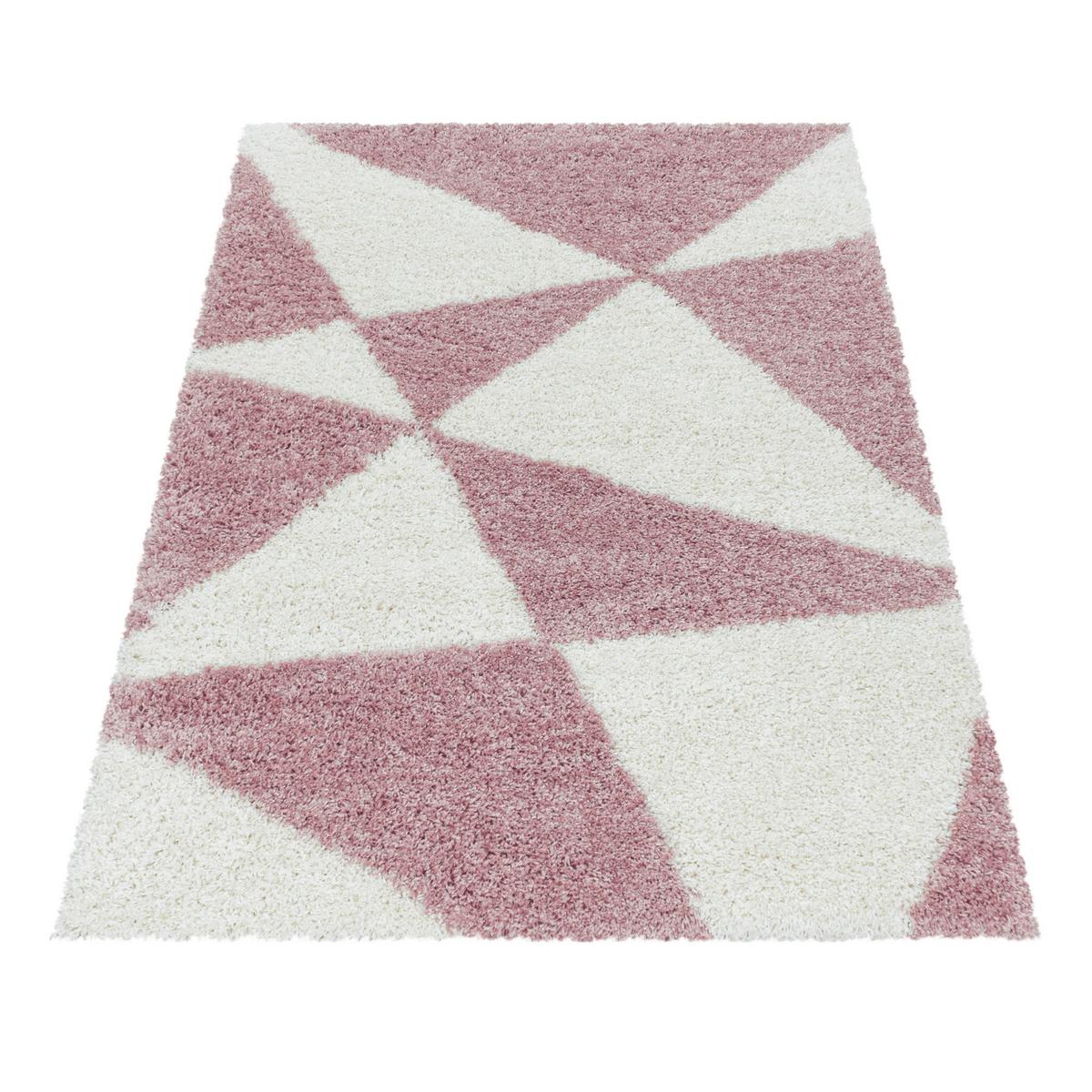 Hochflorteppich Tango Rosa ca. 280x370cm - Rosa, Design, Textil (280/370cm)