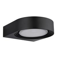 LED-AUSSENLEUCHTE 34322W OKO - Weiss/Schwarz, Design, Kunststoff/Metall (16/6,6cm) - Globo