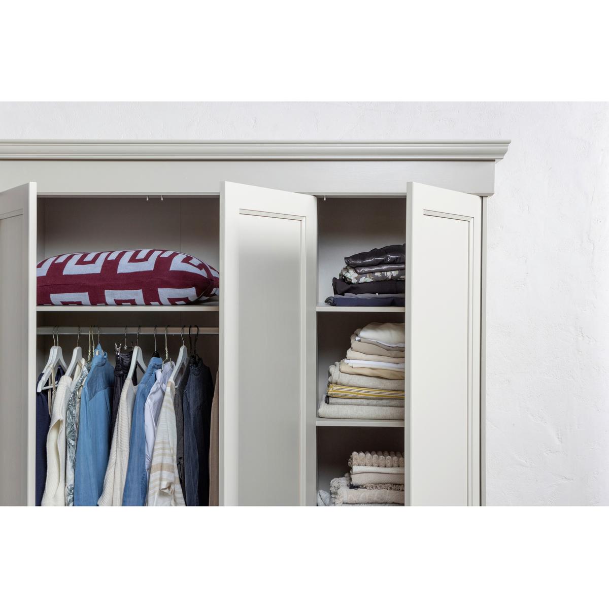 Drehtürenschrank Olivia Grau - Grau, Basics, Holz (171/212/63cm) - MID.YOU