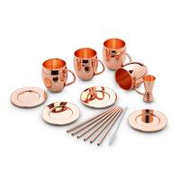 Set Za Koktajl Moscow Mule, 13-Delni - barve bakra, Basics, kovina (13,5/13,5/9,3cm) - Echtwerk