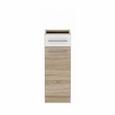 Dulap De Bucătărie Corina - stejar Sonoma/alb, Modern, lemn/metal (30/82,4/58cm) - Based