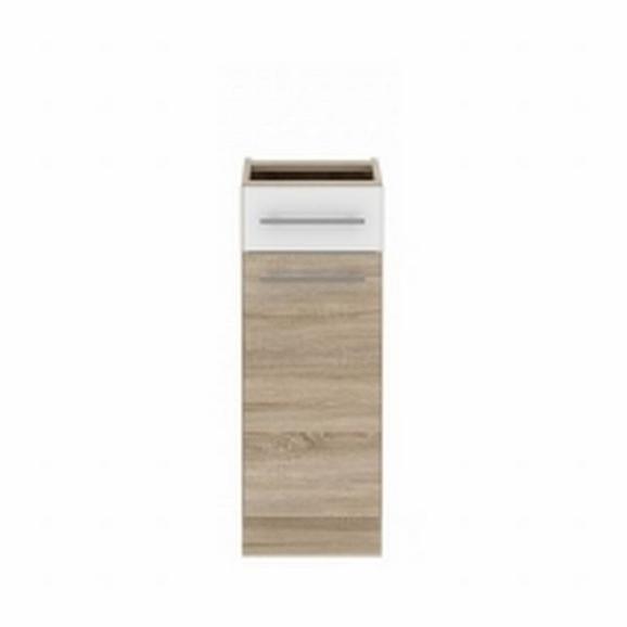 Dulap De Bucătărie Corina - stejar Sonoma/alb, Modern, lemn/metal (30/82,4/58cm) - Based