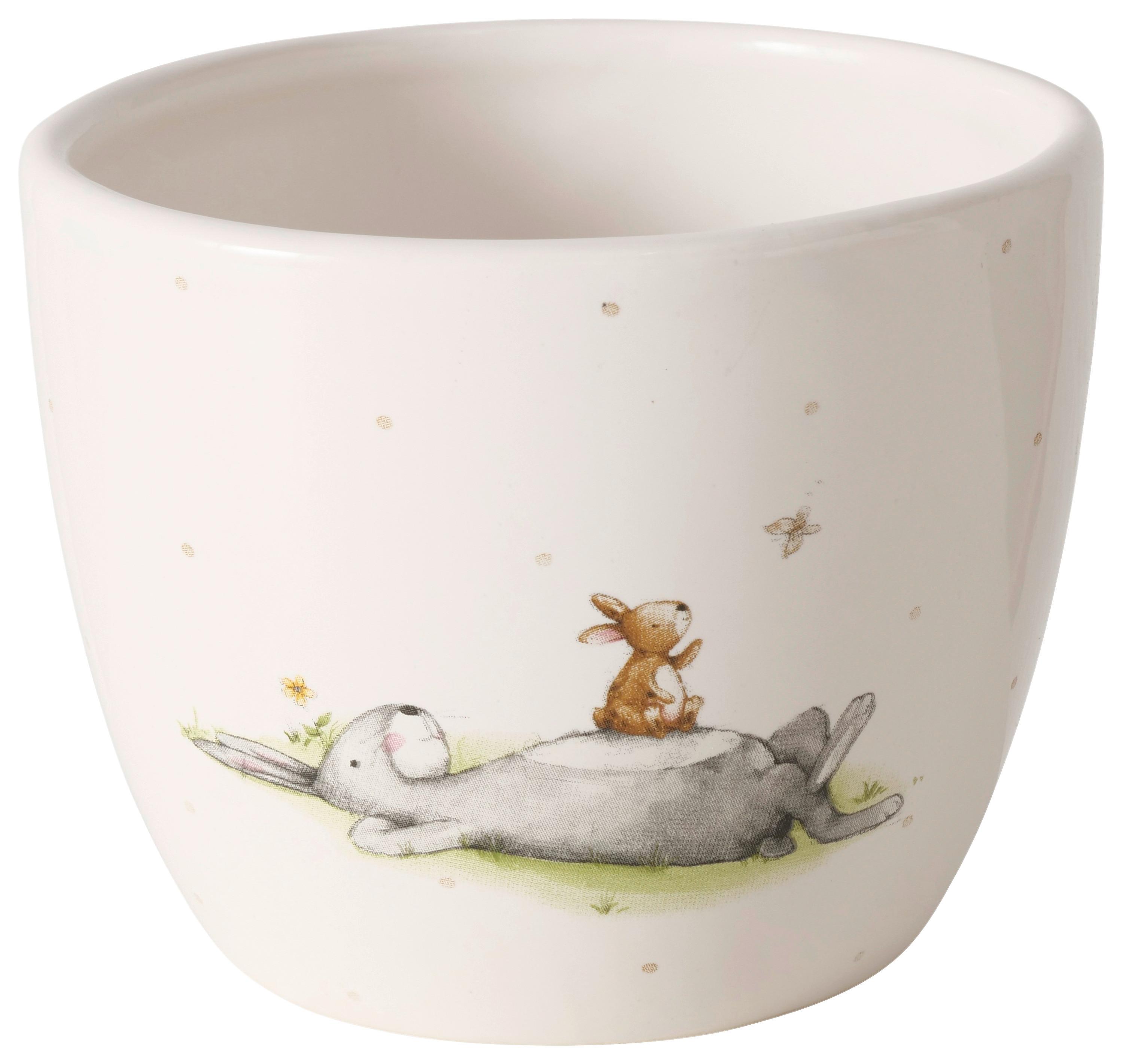 Übertopf Bunny I Multicolor - Multicolor, Konventionell, Keramik (10/8,5cm) - Mömax