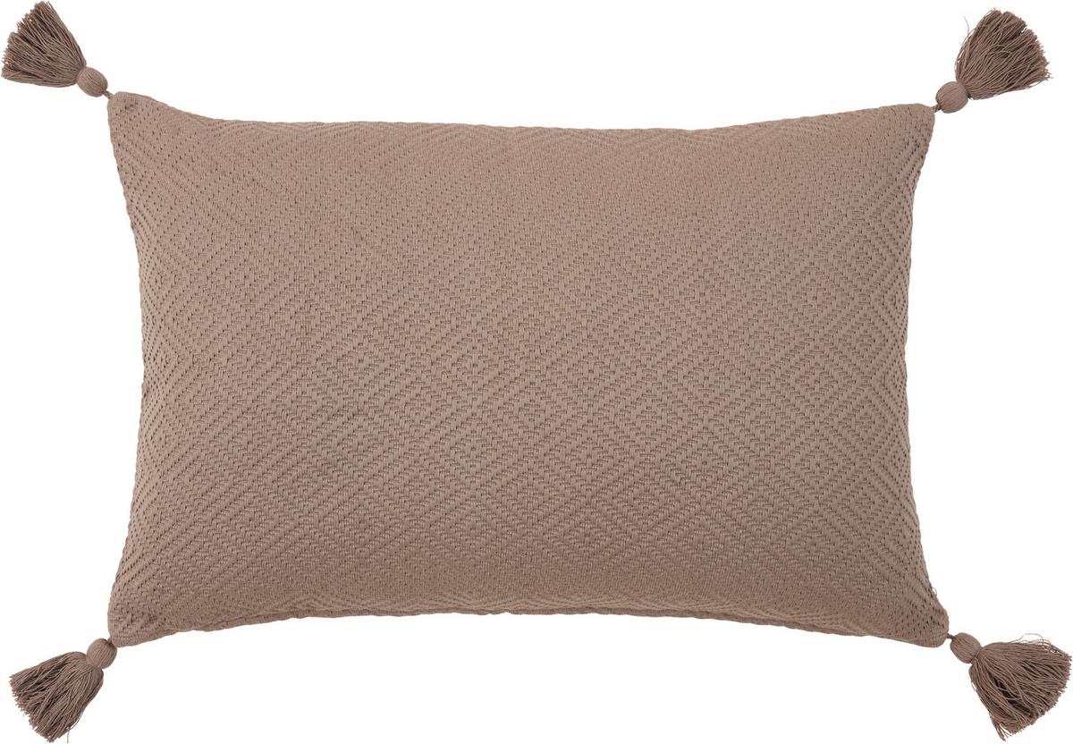 Zierkissen Frieda in Taupe ca. 40x60cm - Taupe, MODERN, Textil (40/60cm) - Modern Living