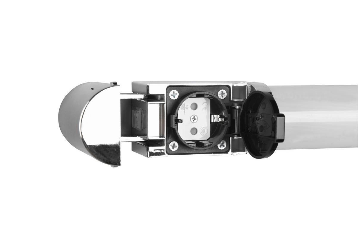 LED-Wandleuchte Piera Chromfarben max. 16 Watt - Chromfarben, Basics, Kunststoff/Metall (79/5,5/7cm) - Trio Leuchten