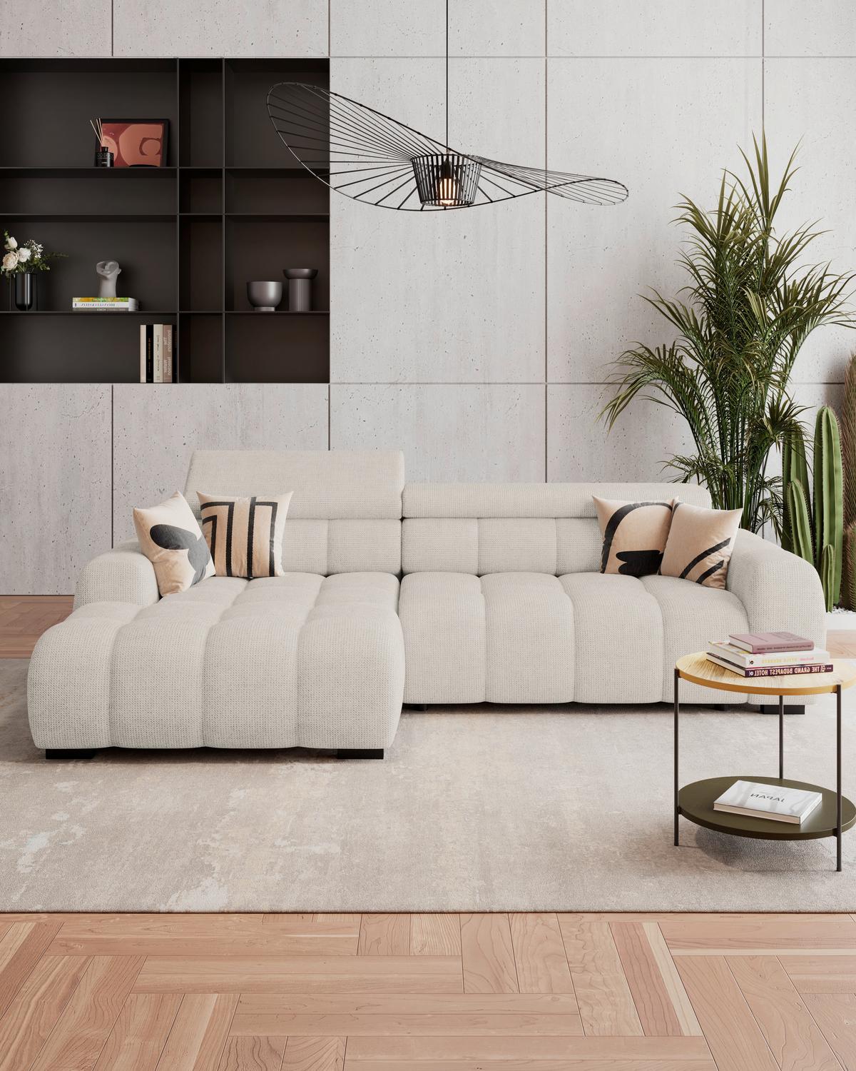 Coltar FARGO S - crem, Trend, textil (168/285cm)