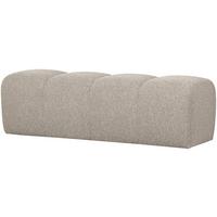 Sitzbank Mojo Beige Bouclé - Beige, Design, Textil (164/49/45cm) - Livetastic