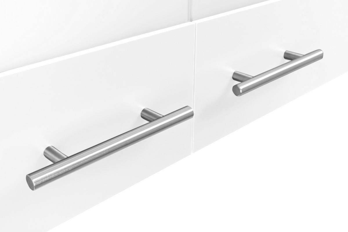 Majhna Kuhinja Z Aparati Merle, 100cm - srebrne barve/barve hrasta, Basics, kovina/steklo (100cm) - Respekta