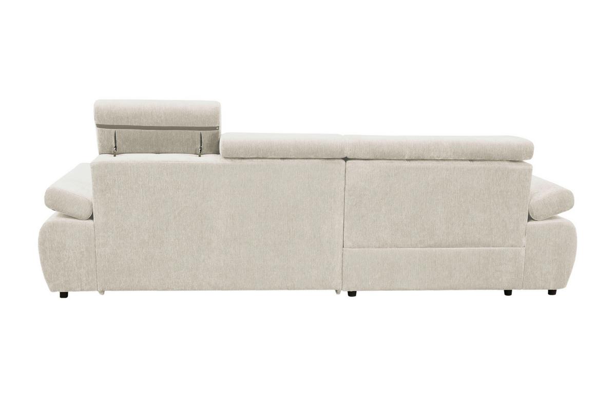 Kutna Garnitura Vegas - bež/crna, Design, drvo/tekstil (173/294cm) - Modern Living