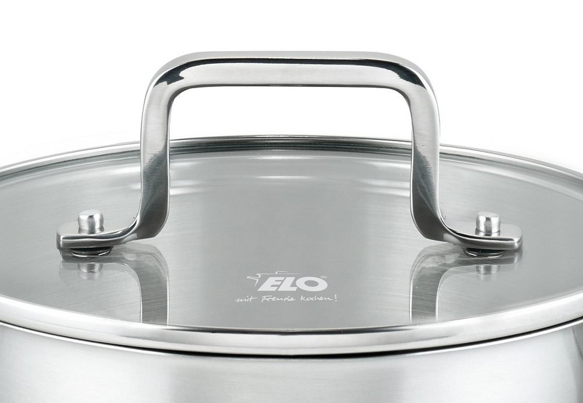 GARNEK DO MIĘSA 77220 ELO - kolor srebrny/przezroczysty, Basics, metal/szkło (20cm) - ELO