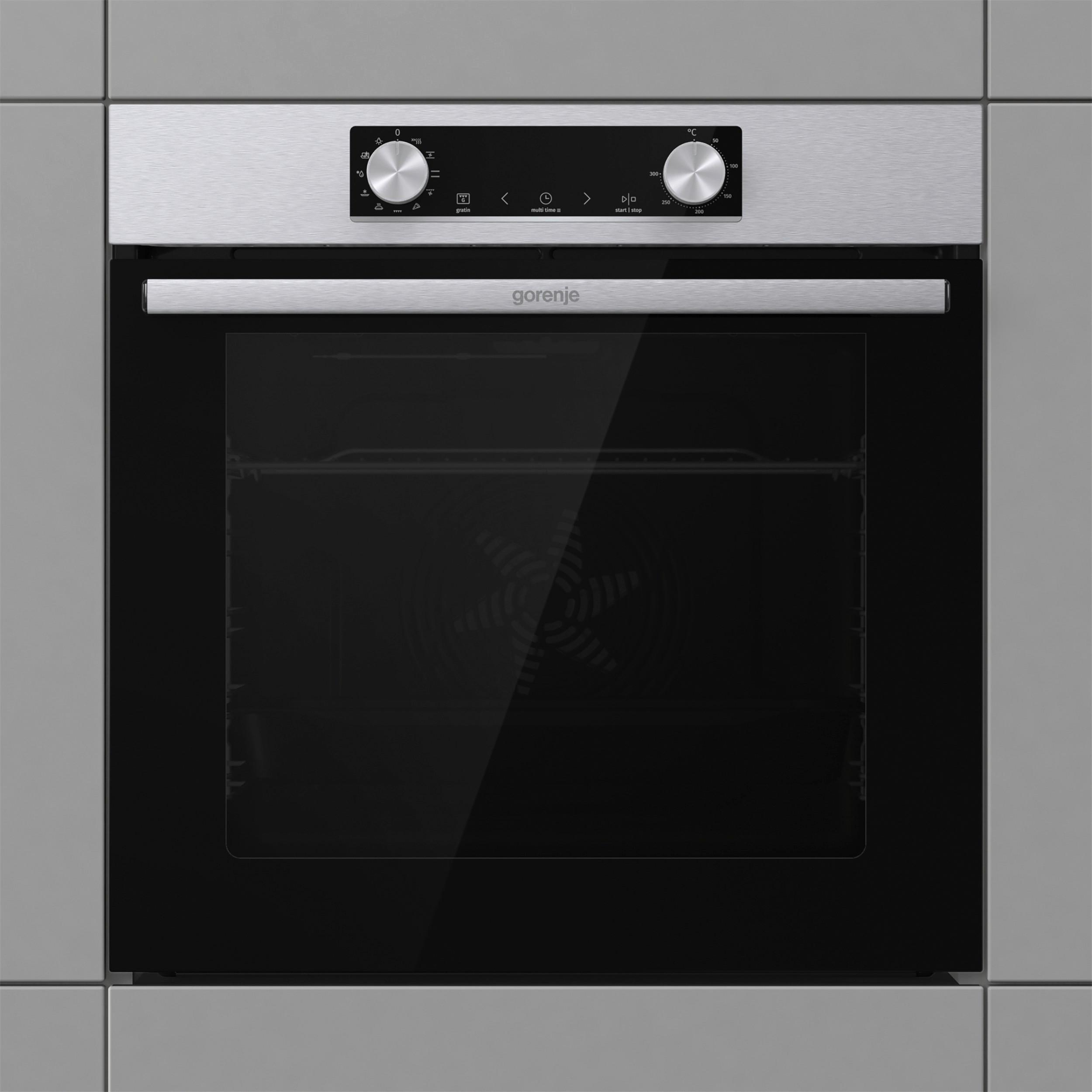 Beépíthető Sütő Bo6735e02xk0 - nemesacélszínű, Trend, üveg/fém (59,5/59,5/56,4cm) - Gorenje