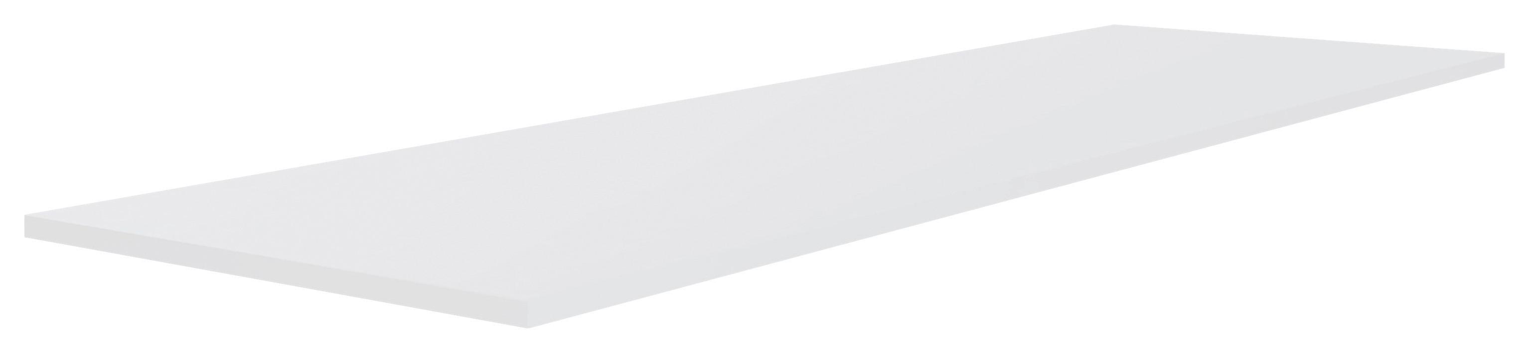Gornja Ploča Unit - Elements - bijela visoki sjaj, Moderno, drvni materijal (182,6/42/1,6cm) - Based