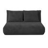 BÄDDSOFFA MACY - mörkgrå, Modern, metall/textil (141/68/87cm) - Bessagi Home