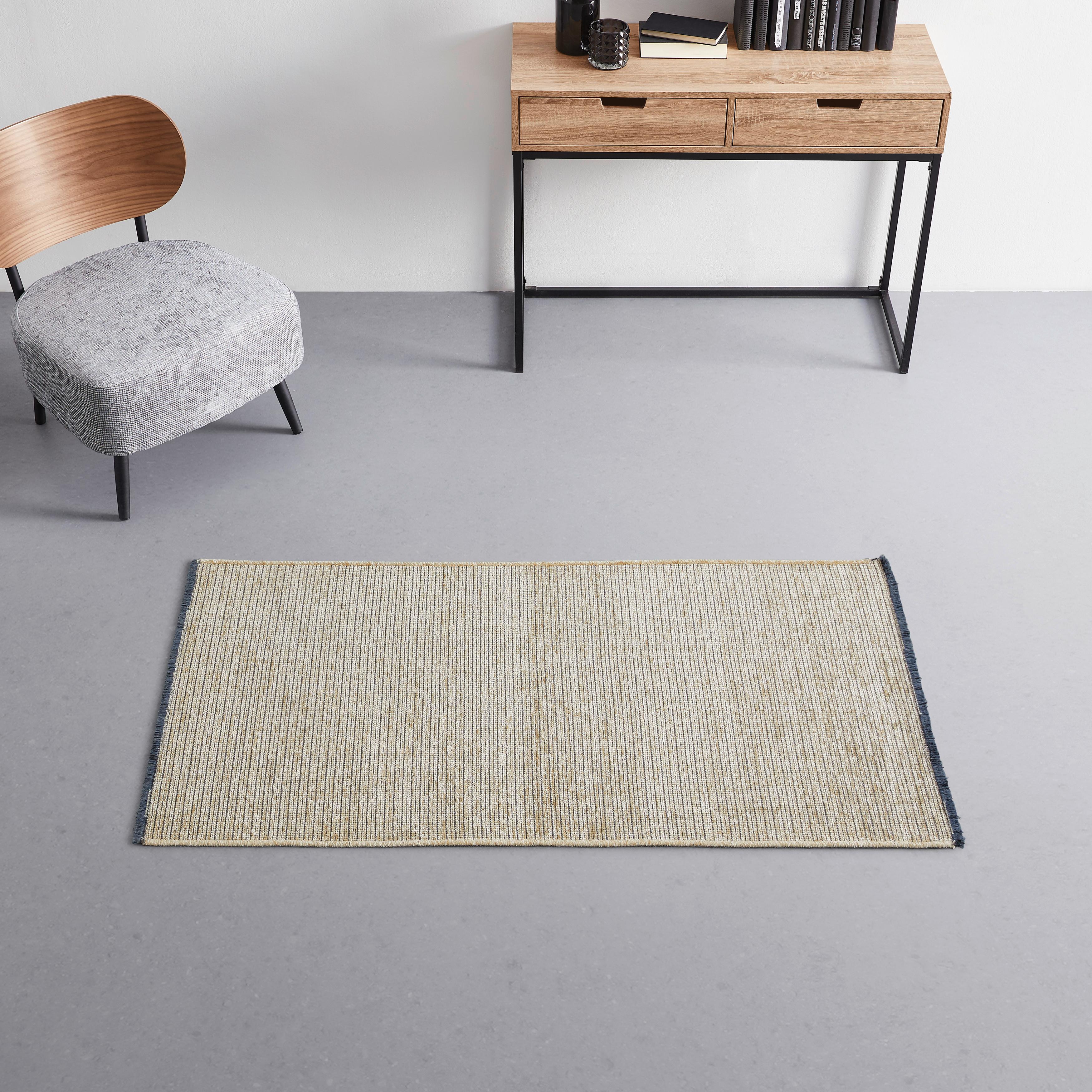 Webteppich Silke 1 in Beige ca. 80x150cm - Beige, ROMANTIK / LANDHAUS, Textil (80/150cm) - Mömax
