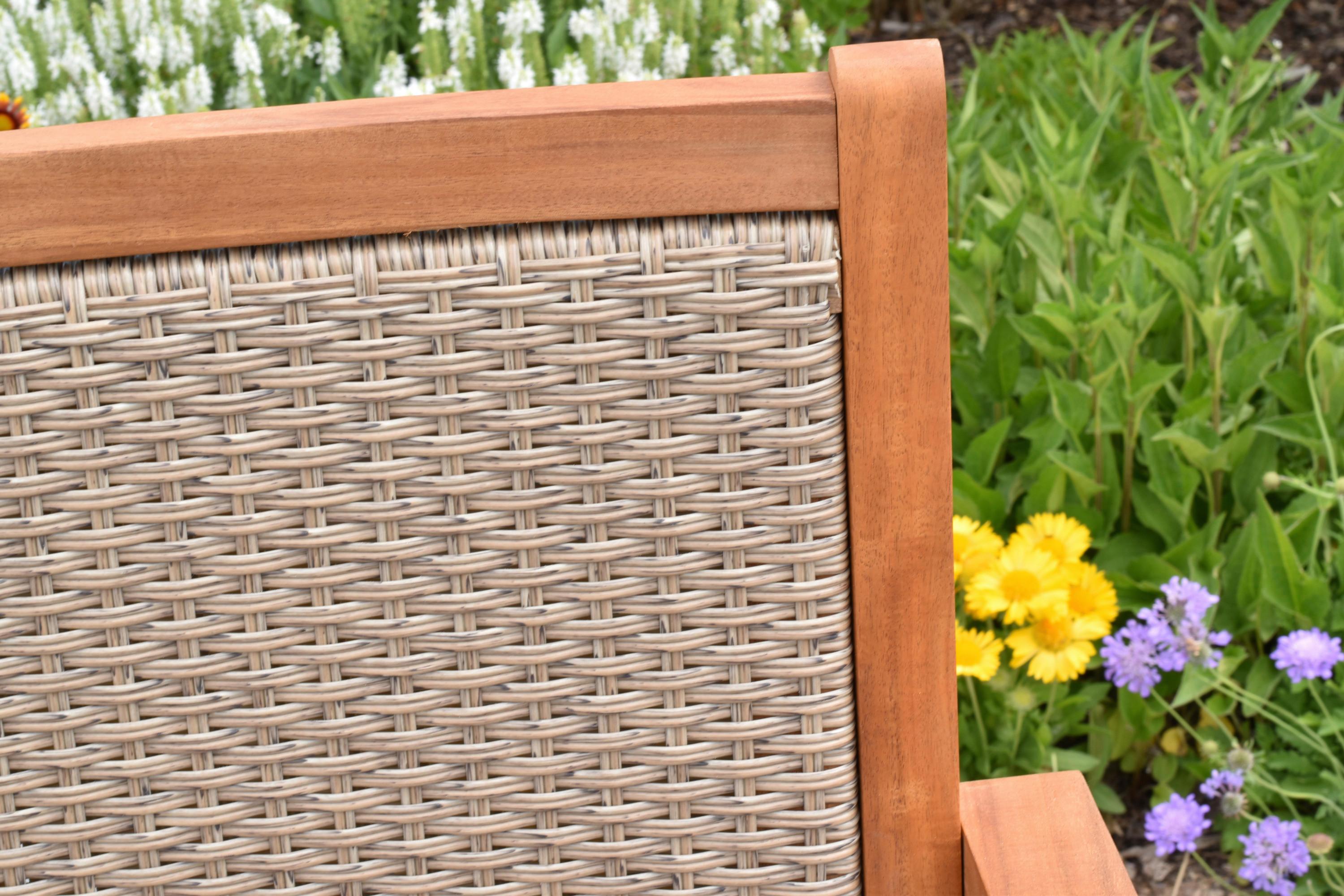 STAPELSTUHL CASTILLA - Naturfarben, MODERN, Holz/Kunststoff (58/88,5/57cm) - Gardenson