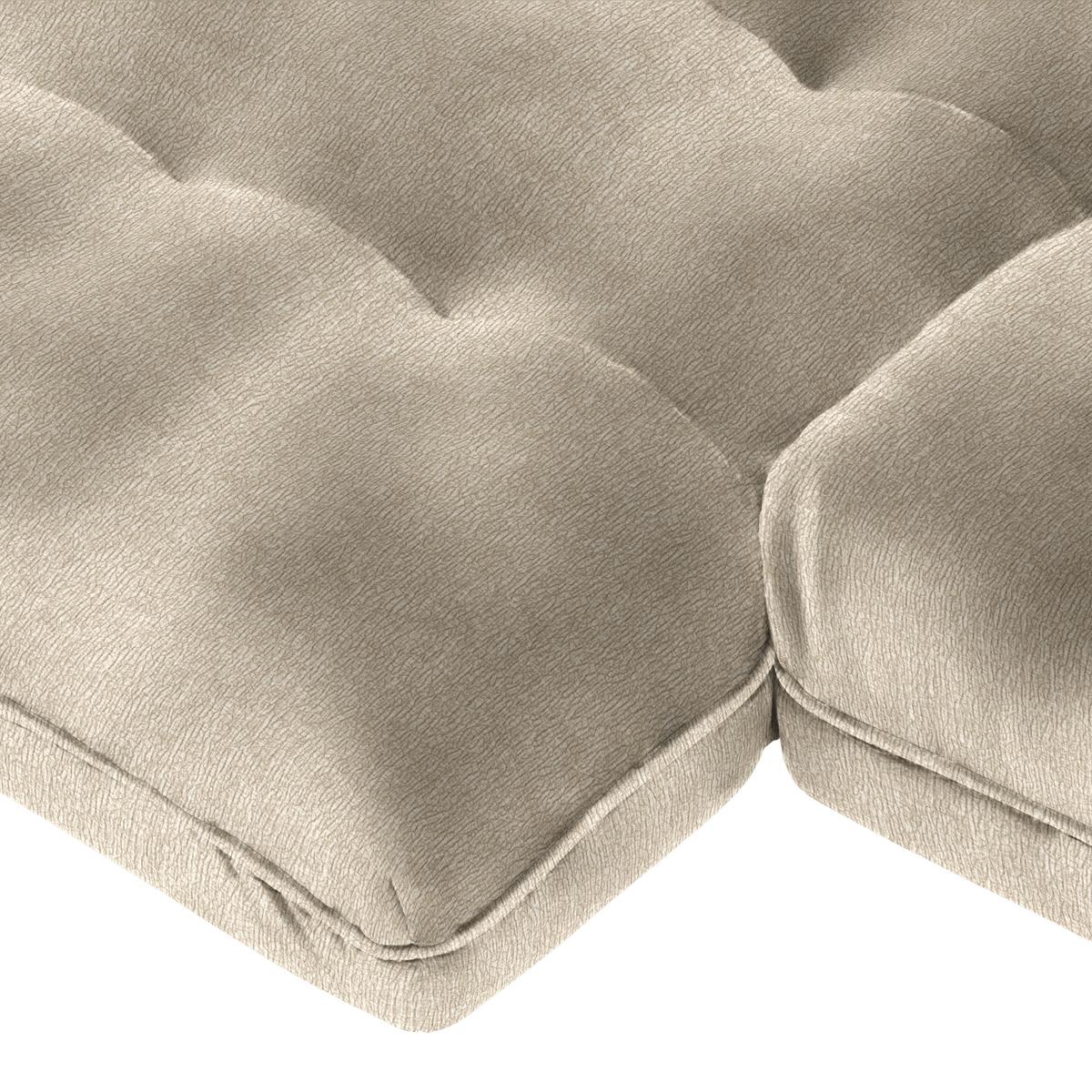 Wohnlandschaft Vivo Beige - Beige/Schwarz, MODERN, Kunststoff/Textil (179/63/317cm) - Premium Living