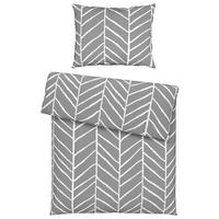 Posteljnina Marble, Siva, 60/80, 140/200 - siva, Konvencionalno, tekstil (140/200cm) - Modern Living