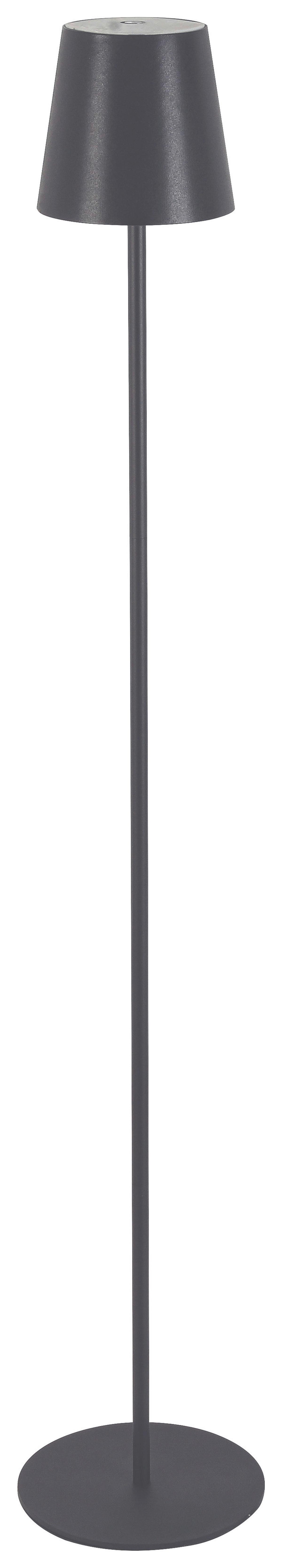 LED Állólámpa Ausi - antracit, Modern, műanyag/fém (22/130cm) - Modern Living