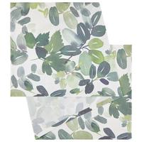 Nadstolnjak Steffi - svijetlo zelena/bijela, Konvencionalno, tekstil (45/150cm) - Mary's